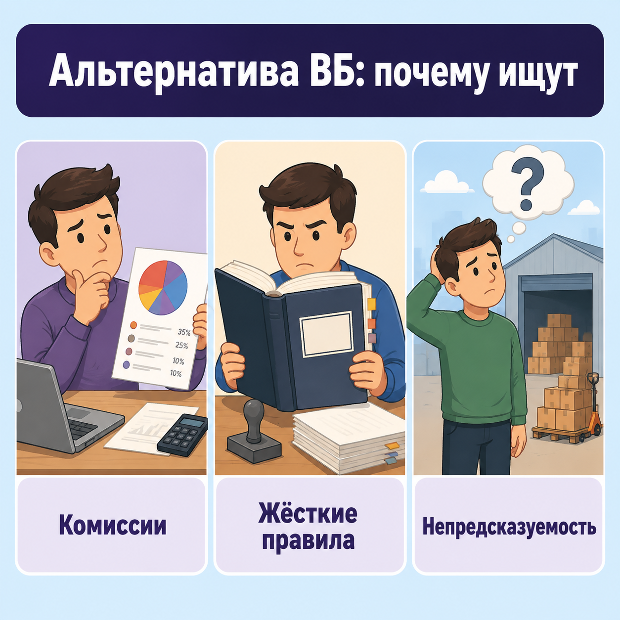 Альтернатива ВБ: Ozon, Яндекс Маркет или собственный интернет-магазин для селлера