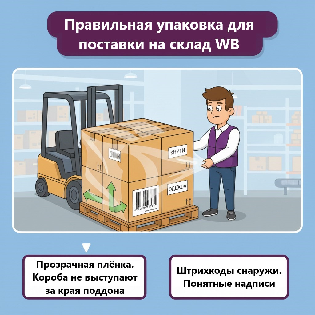 Подготовка поставки на Wildberries